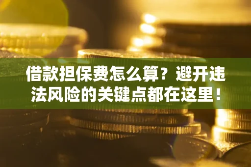 武汉借款担保费怎么算？避开违法风险的关键点都在这里！