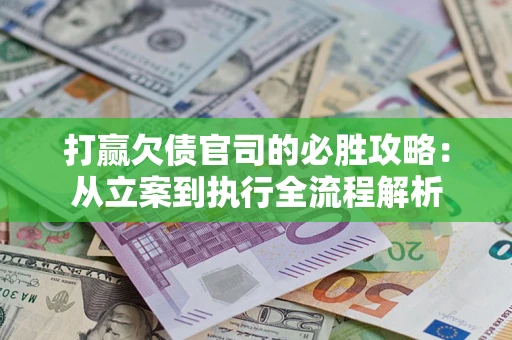 武汉打赢欠债官司的必胜攻略：从立案到执行全流程解析
